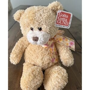 GUND Teddy Bear Plush #43917 SUNNIE With Tags 13" Gotta Get GUND